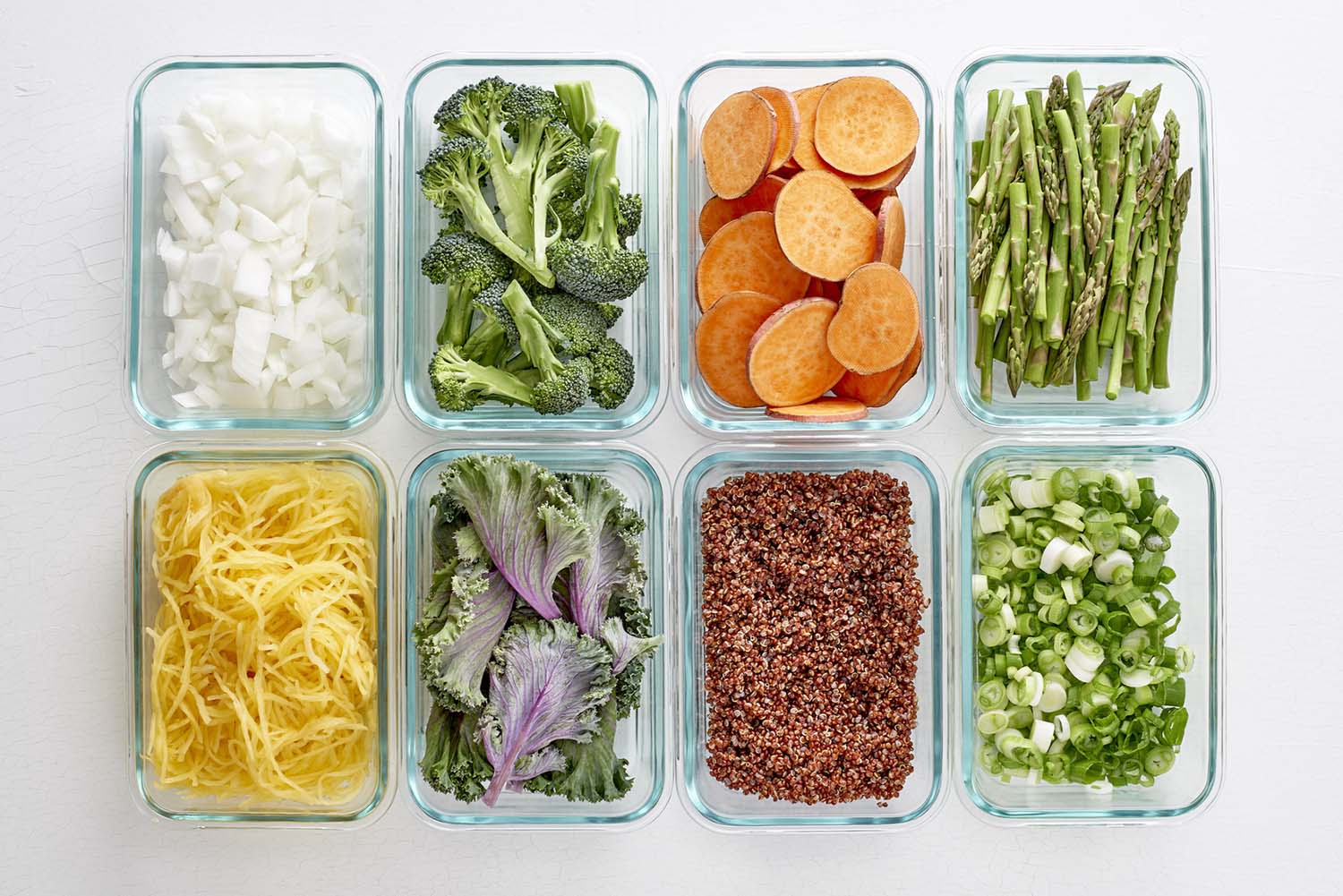 Picture of a typical meal-prep plan