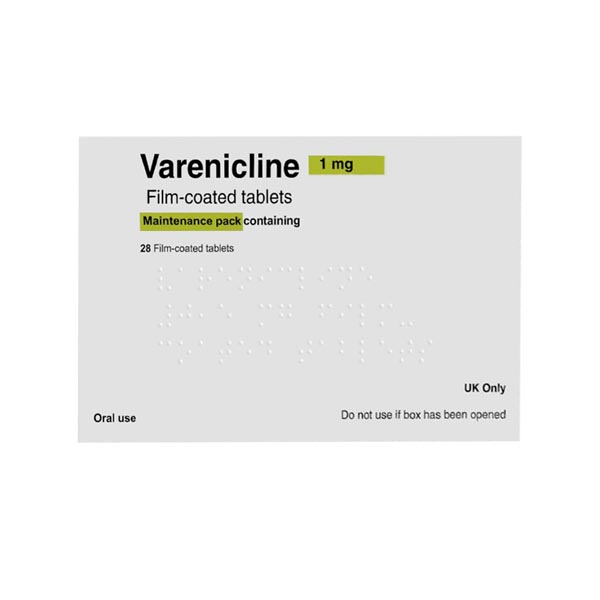 Varenicline / Champix medication pack