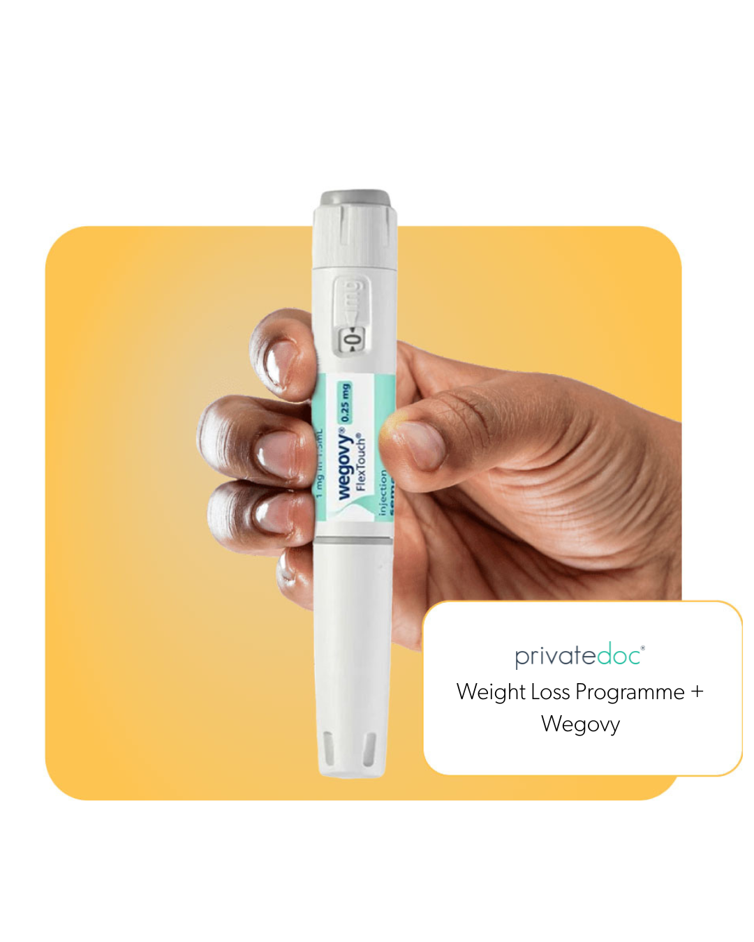 Wegovy weight loss injections pack
